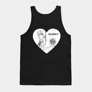 Love Archery Mom Dad Archer Bowman Arrow Bow Target Arc Tank Top